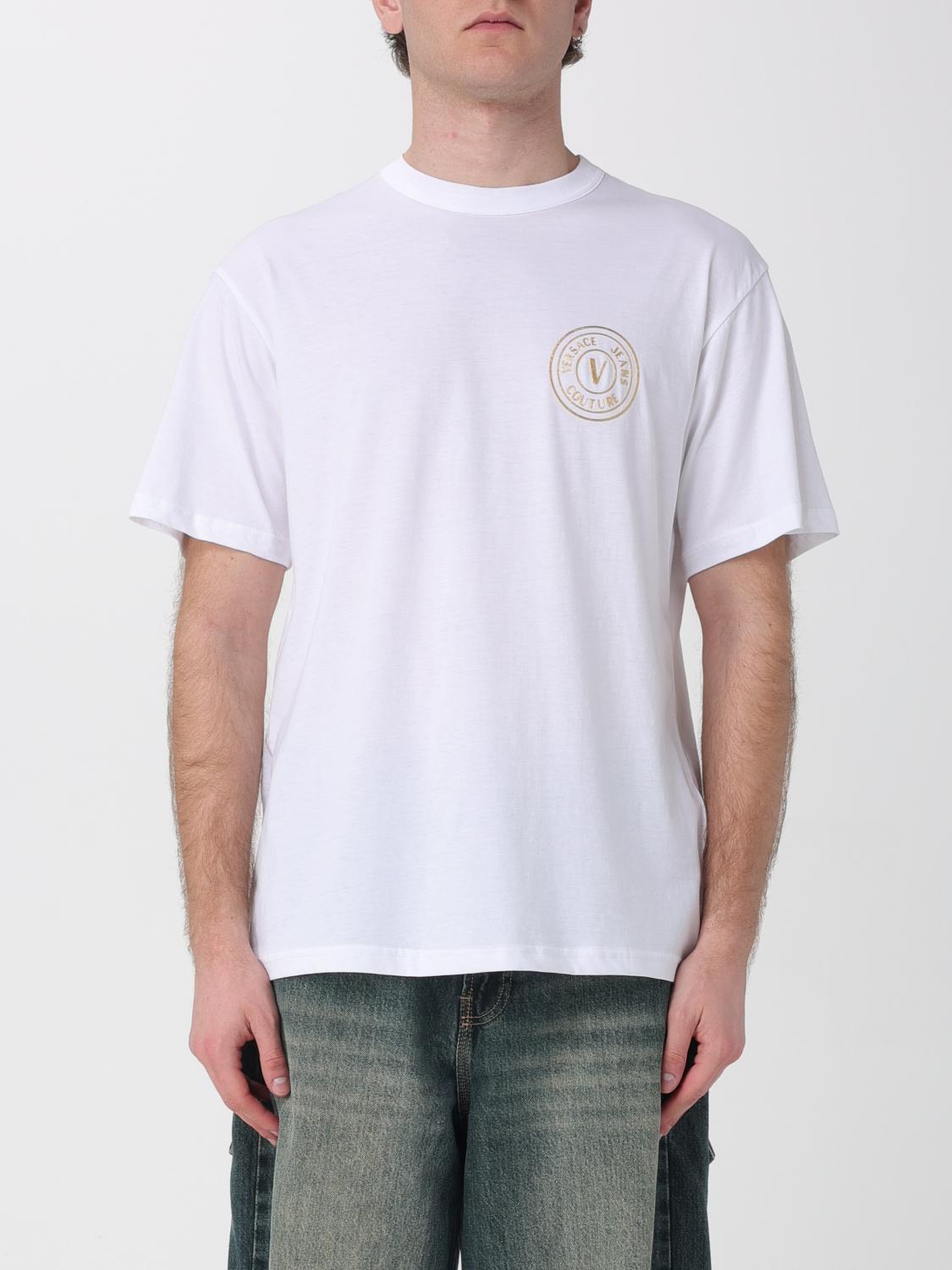 VERSACE JEANS COUTURE Baumwoll-T-Shirt mit Logo