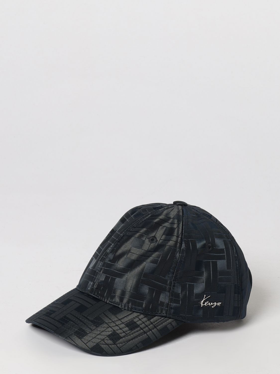 Kenzo Jacquard Polyester Hat In Black