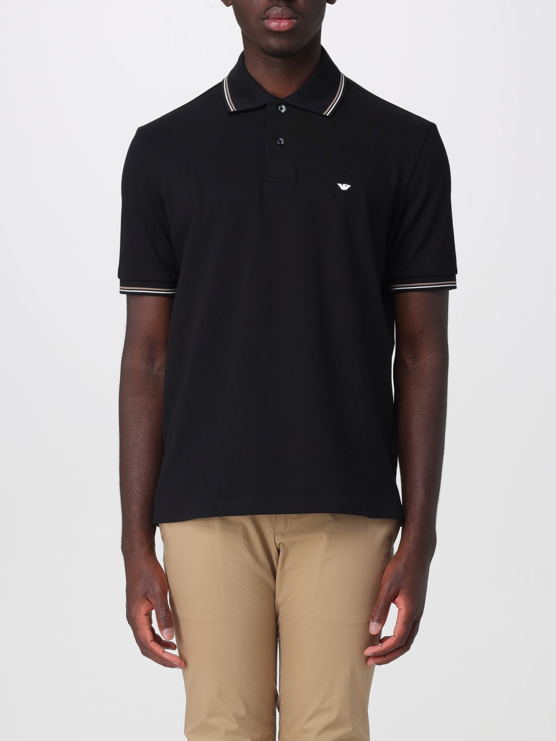 EMPORIO ARMANI Baumwoll-Polohemd mit Logo