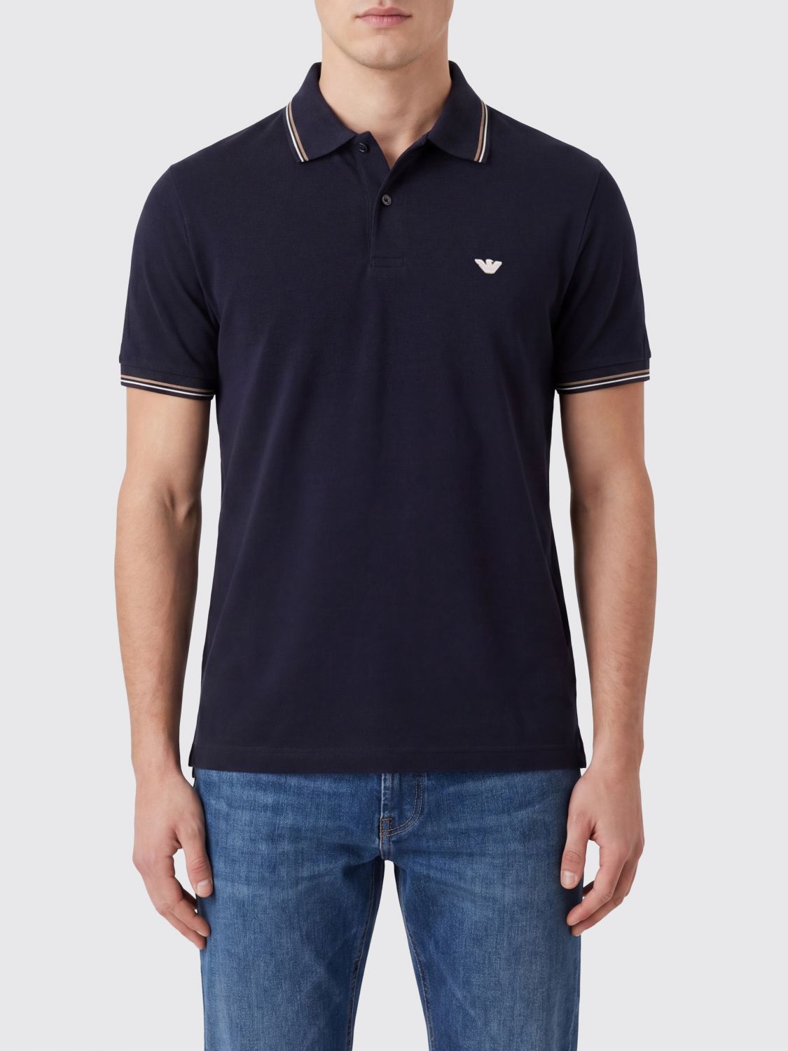 EMPORIO ARMANI Baumwoll-Polohemd mit Logo