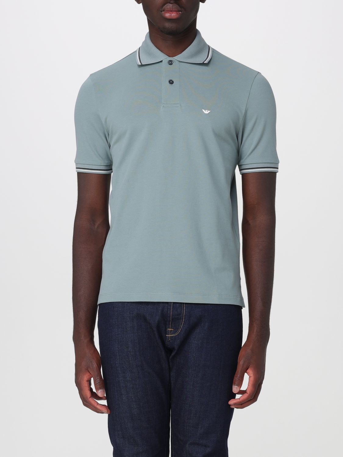 EMPORIO ARMANI Polo in cotone con logo