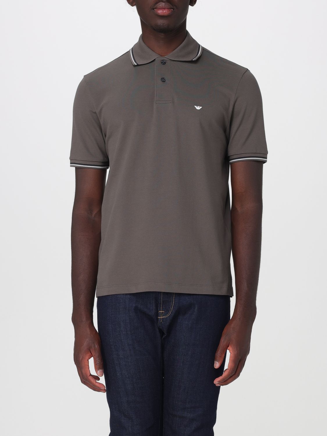 EMPORIO ARMANI Polo in cotone con logo