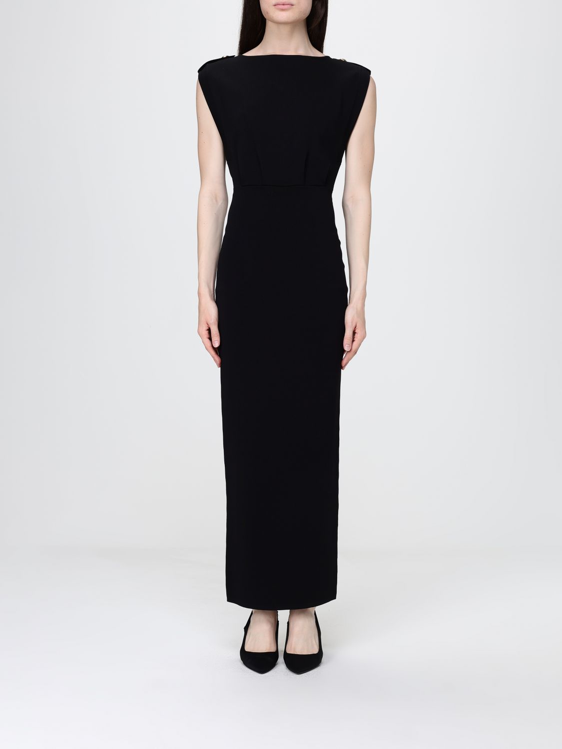ELISABETTA FRANCHI Dress Woman color Black