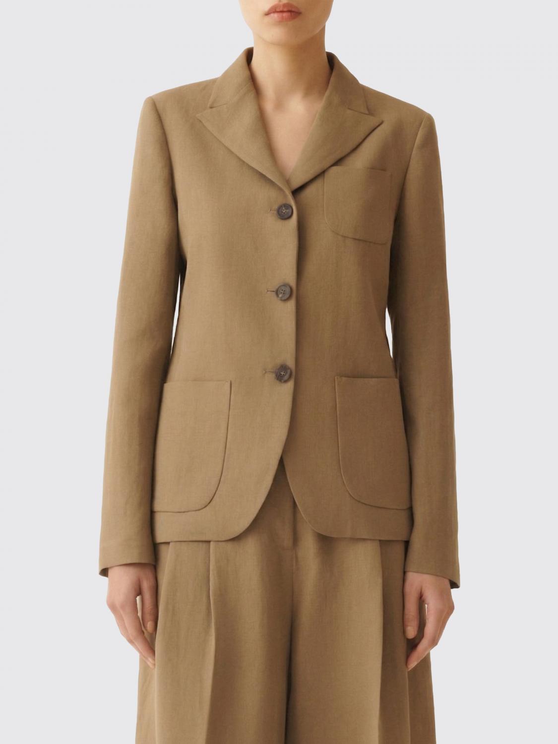 FABIANA FILIPPI Einreihiger Blazer aus Leinenmischung