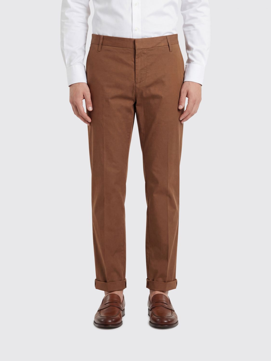 DONDUP Chino-Hose aus Baumwollmischgewebe