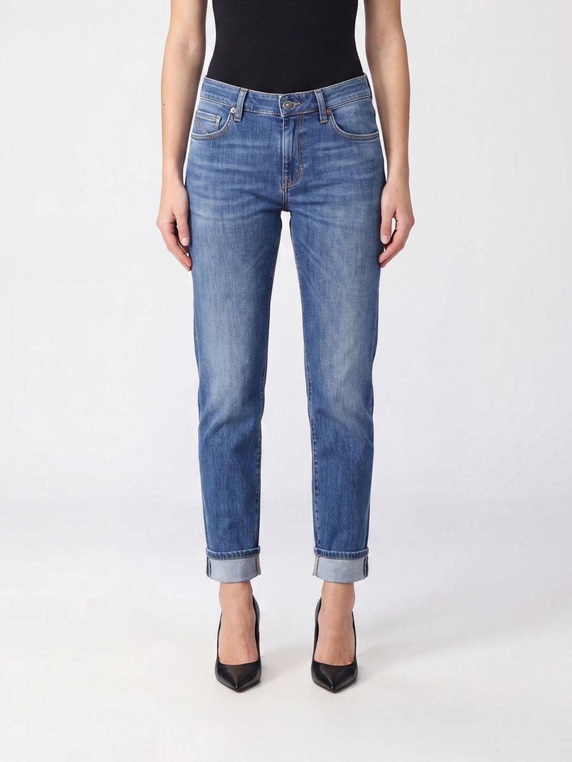 DONDUP Jeans Woman color Blue