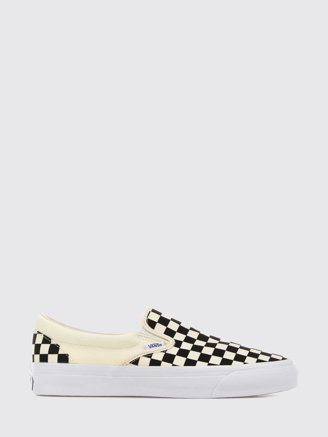 VANS LX Classic Slip-On 98 Check Cotton Canvas Sneakers