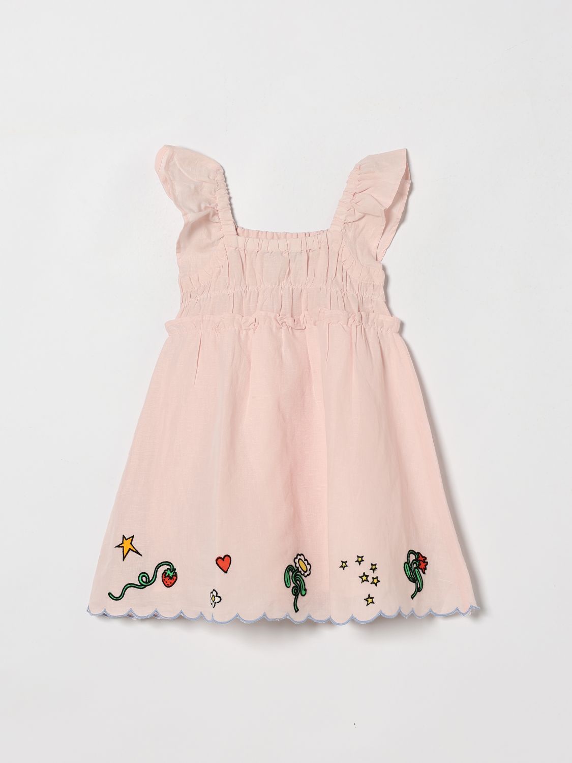 STELLA MCCARTNEY KIDS Cotton Dress with Floral Print　STELLA MCCARTNEY KIDS フラワープリントコットンドレス STELLA