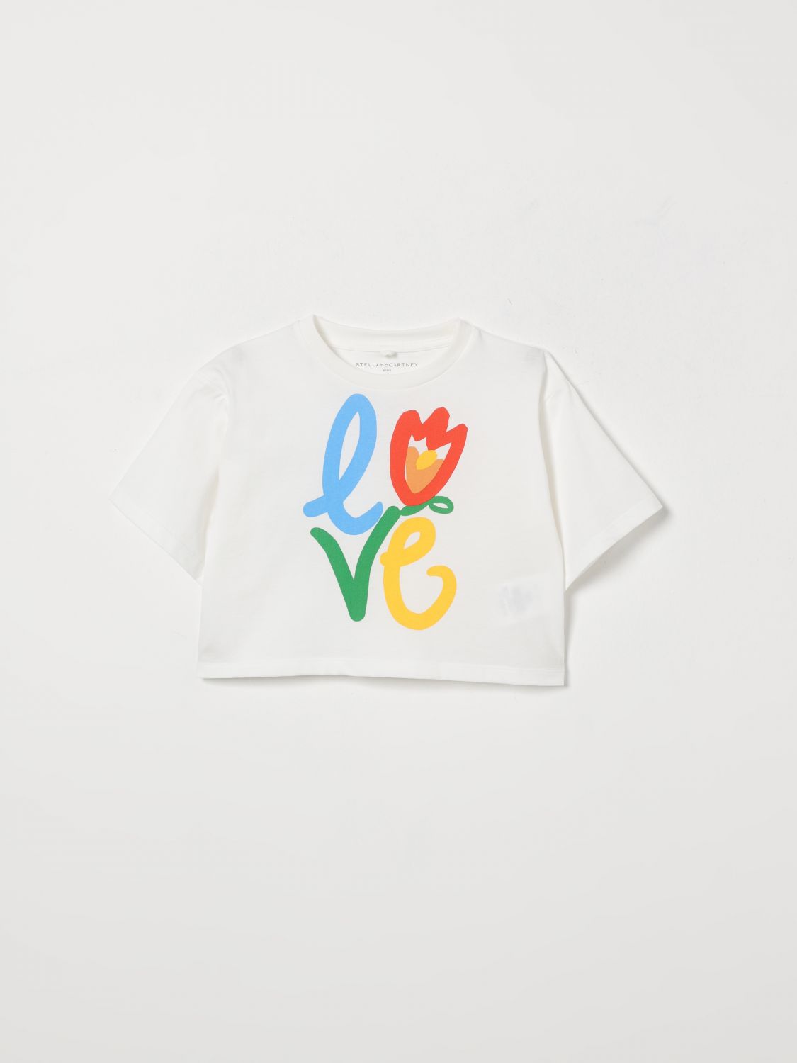 STELLA MCCARTNEY KIDS Printed Crop T-Shirt　STELLA MCCARTNEY KIDS プリント クロップ T シャツ STELLA