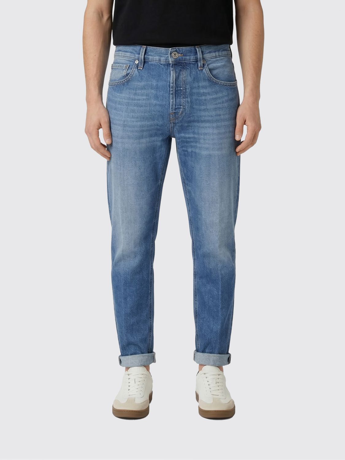 DONDUP Slim Fit Jeans aus Baumwolldenim