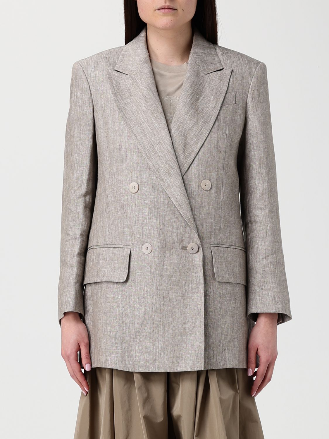 MAX MARA Zweireiher-Blazer aus Denim