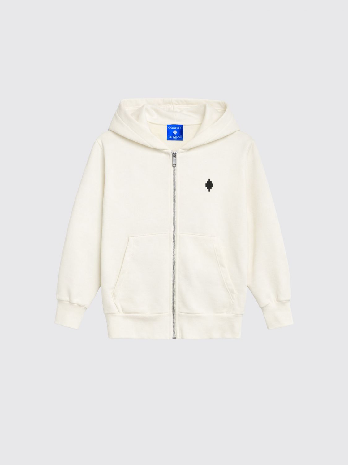 County of Milan Baumwoll-Kapuzenpullover mit Logo