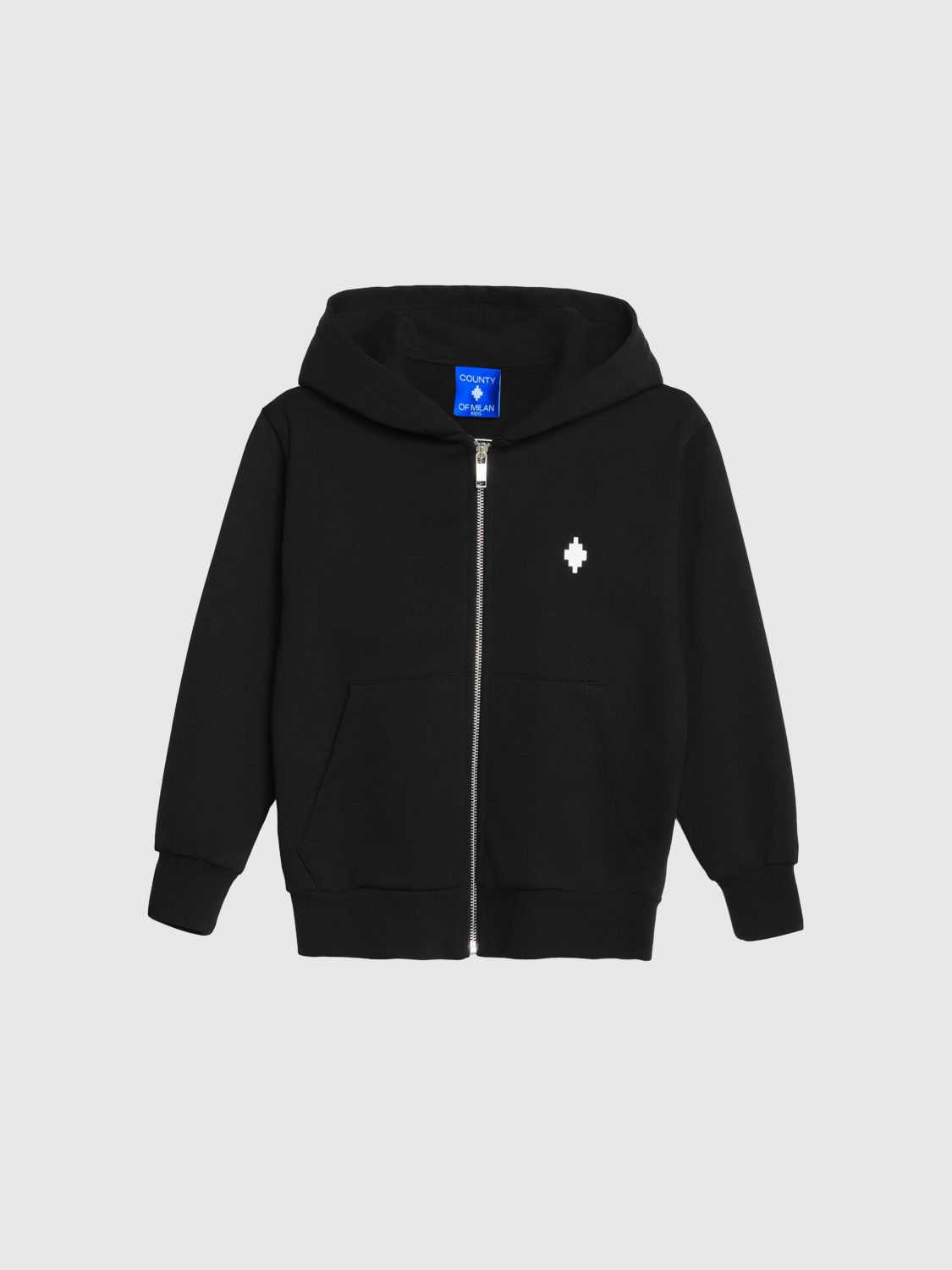 County of Milan Baumwoll-Kapuzenpullover mit Logo