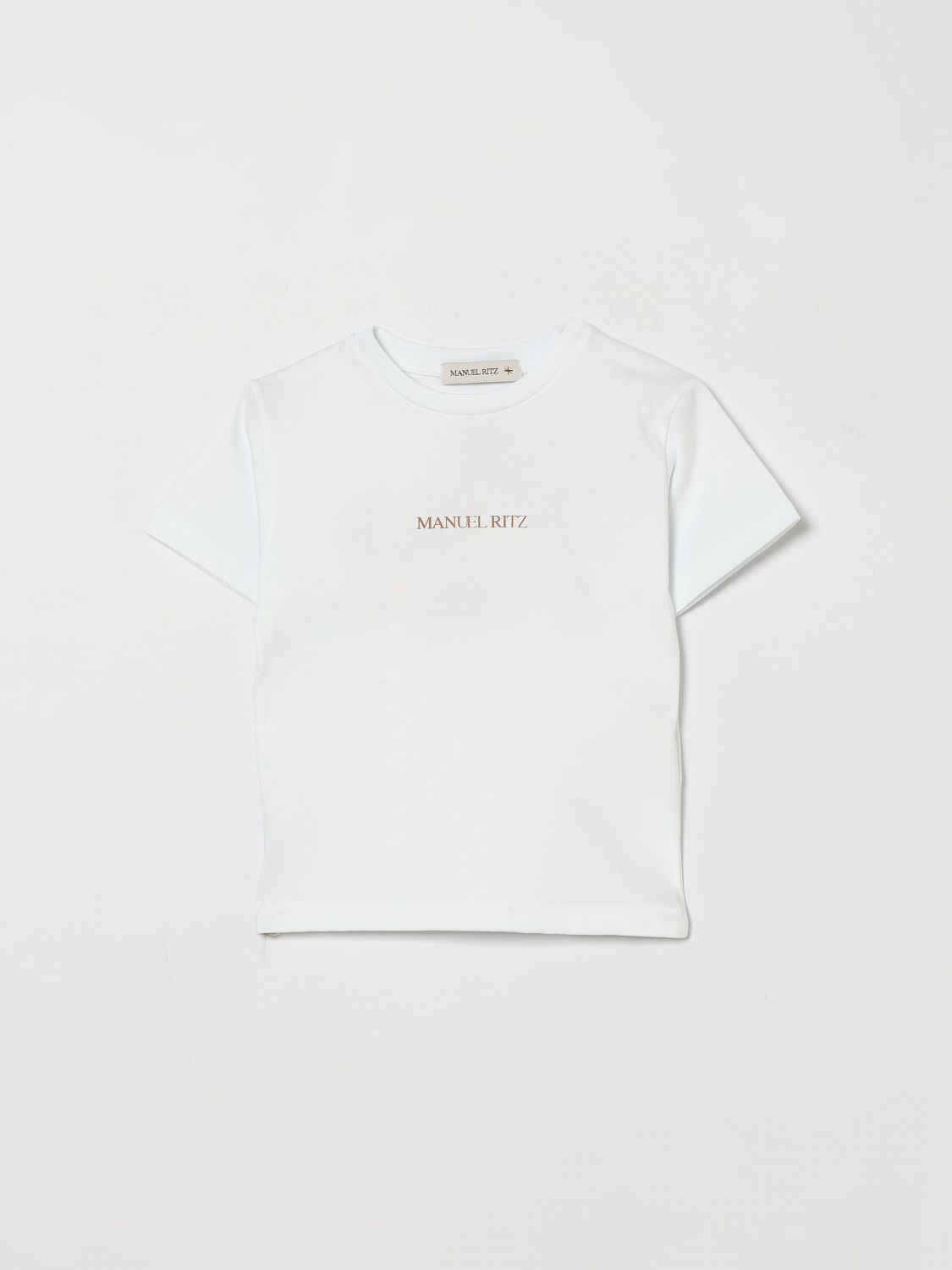 MANUEL RITZ T-Shirt Bambino colore Bianco