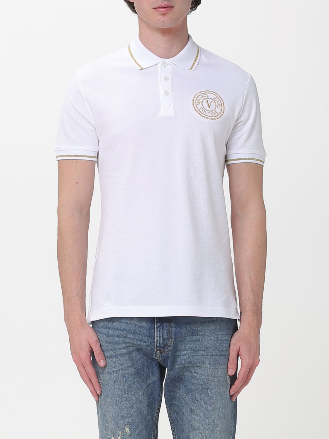 JUST CAVALLI Baumwoll-Polohemd mit Logo