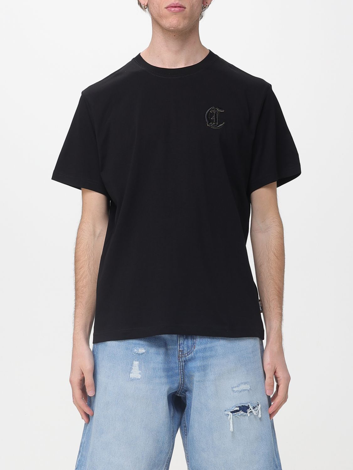 JUST CAVALLI Baumwoll-T-Shirt mit Logo