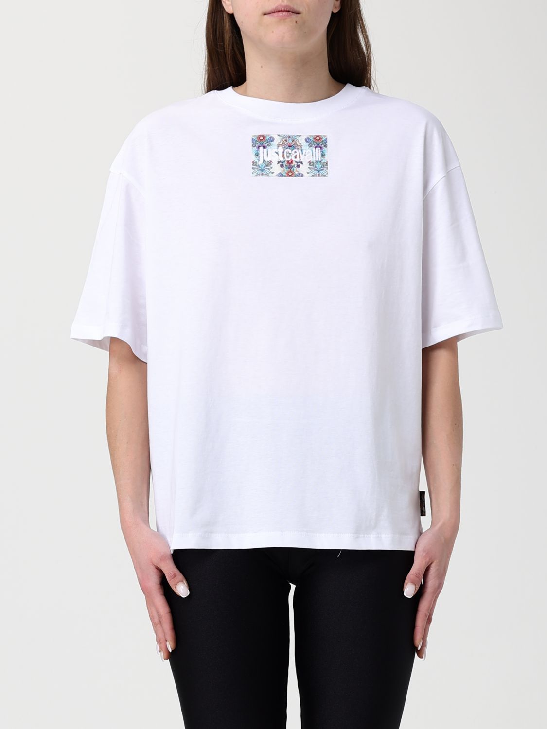 JUST CAVALLI Baumwoll-T-Shirts mit Logo