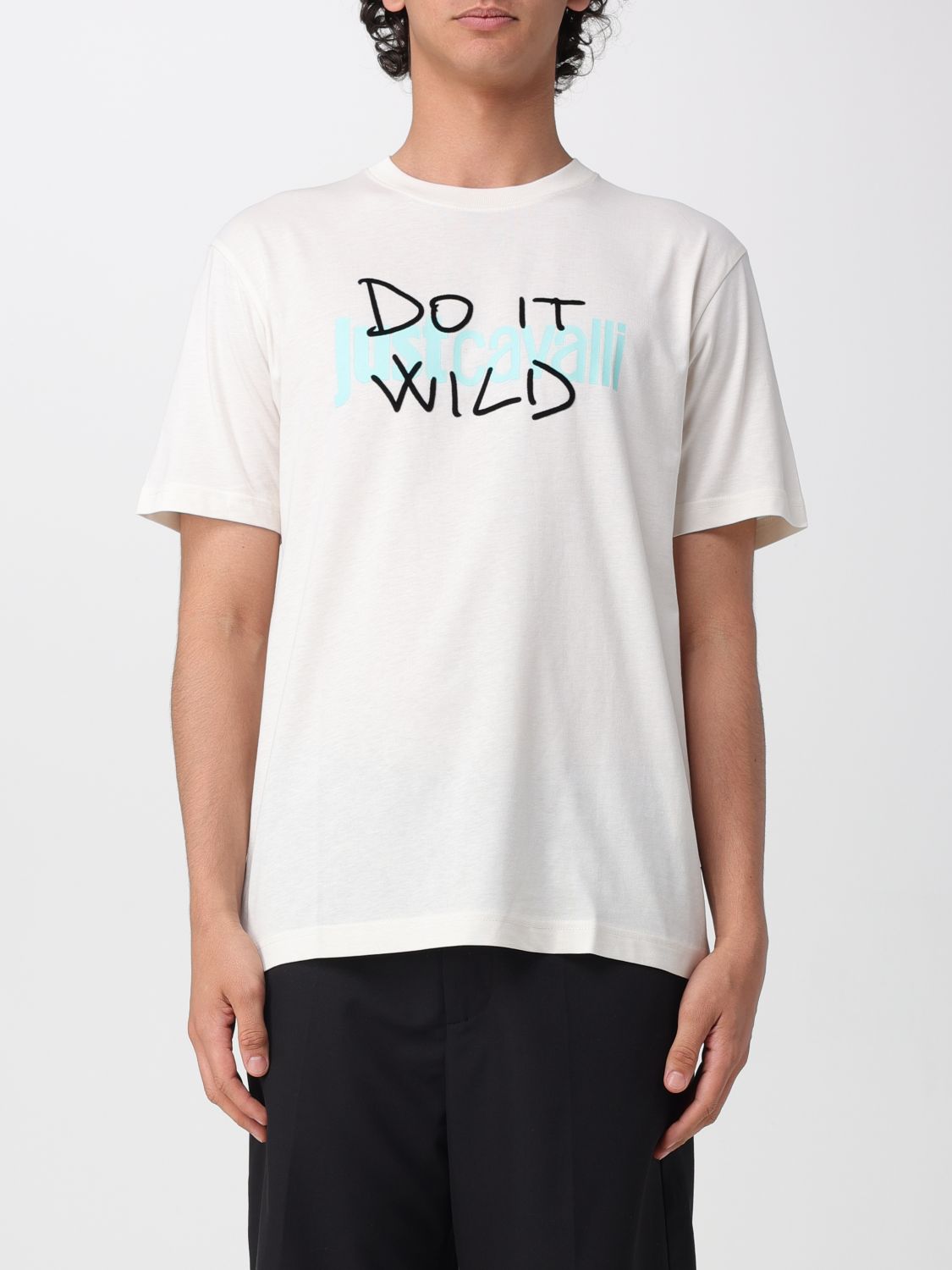 JUST CAVALLI T-shirt in cotone con logo