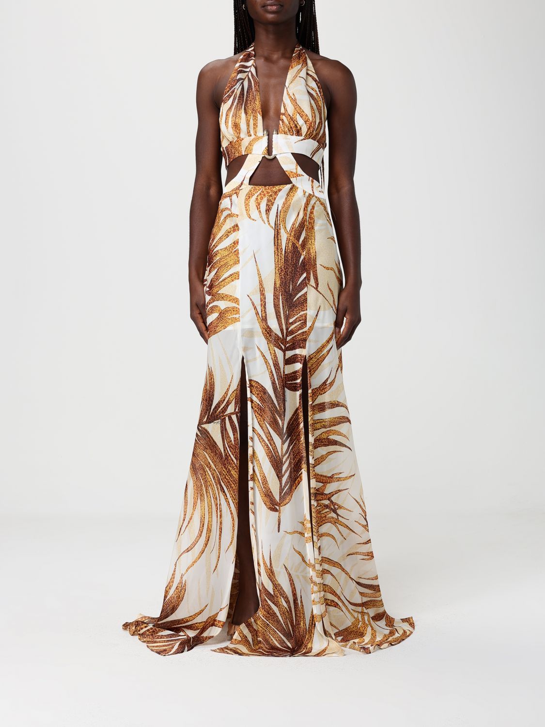 JUST CAVALLI Dress Woman color Gold