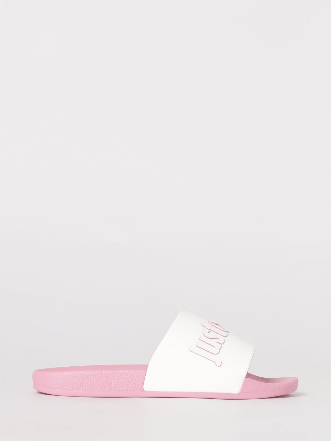 Just Cavalli Rubber Sliders with Printed Logo