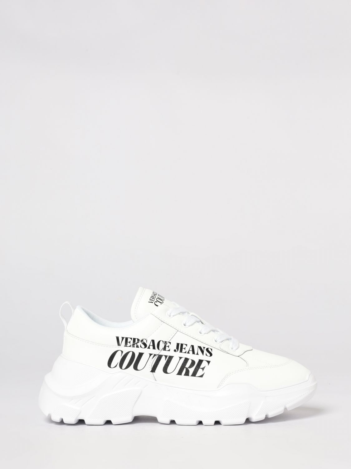 VERSACE JEANS COUTURE Leather Sneakers　VERSACE JEANS COUTURE レザースニーカー VERSACE