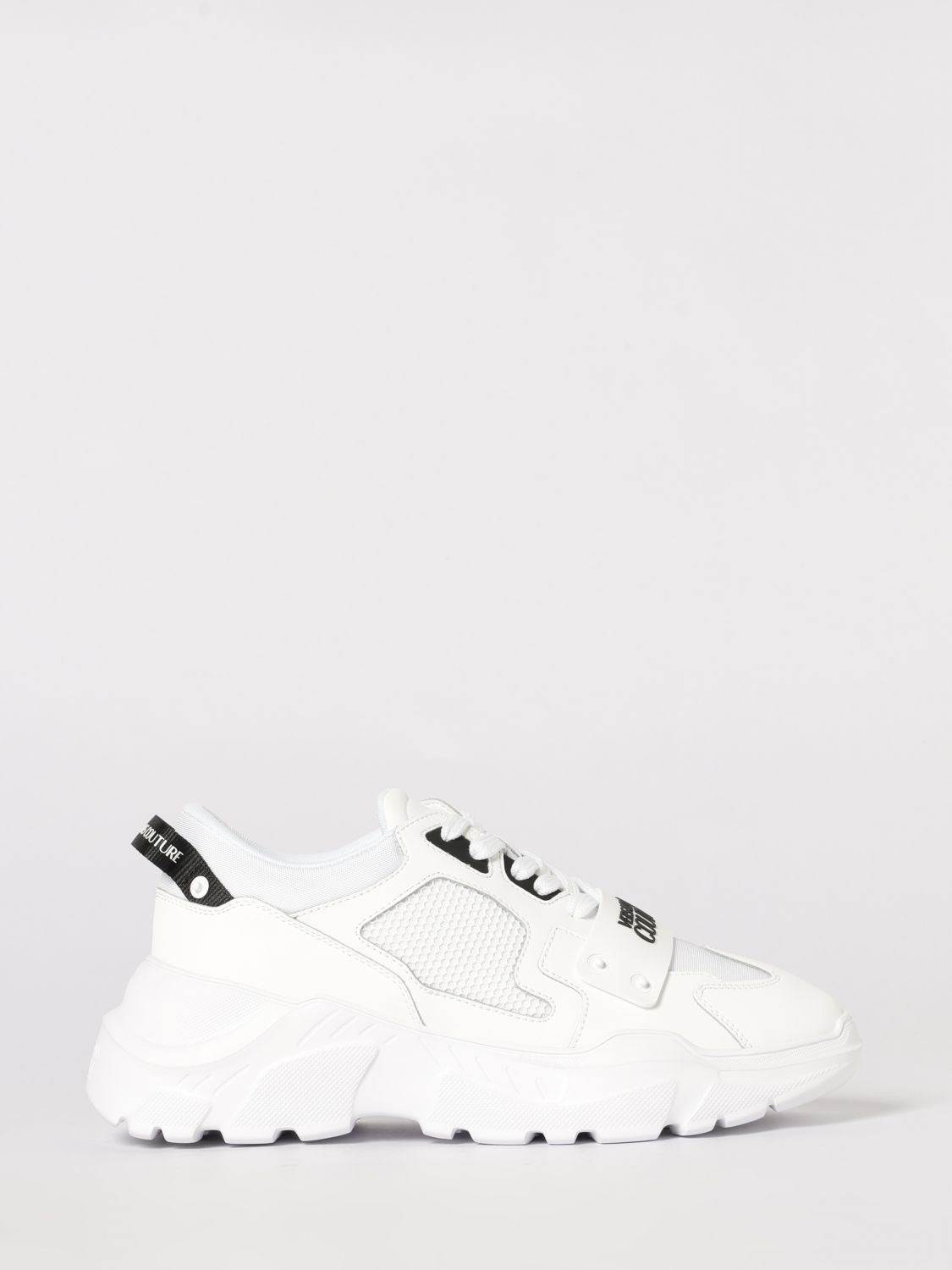VERSACE JEANS COUTURE Sneakers aus Leder und Mesh
