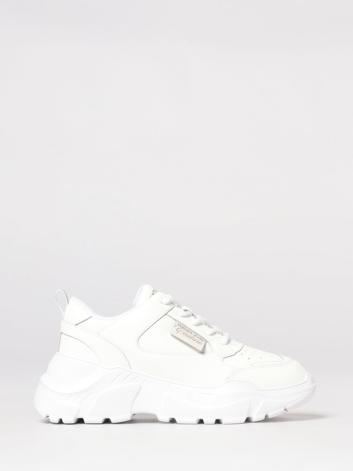 VERSACE JEANS COUTURE Leather Sneakers　VERSACE JEANS COUTURE レザースニーカー VERSACE