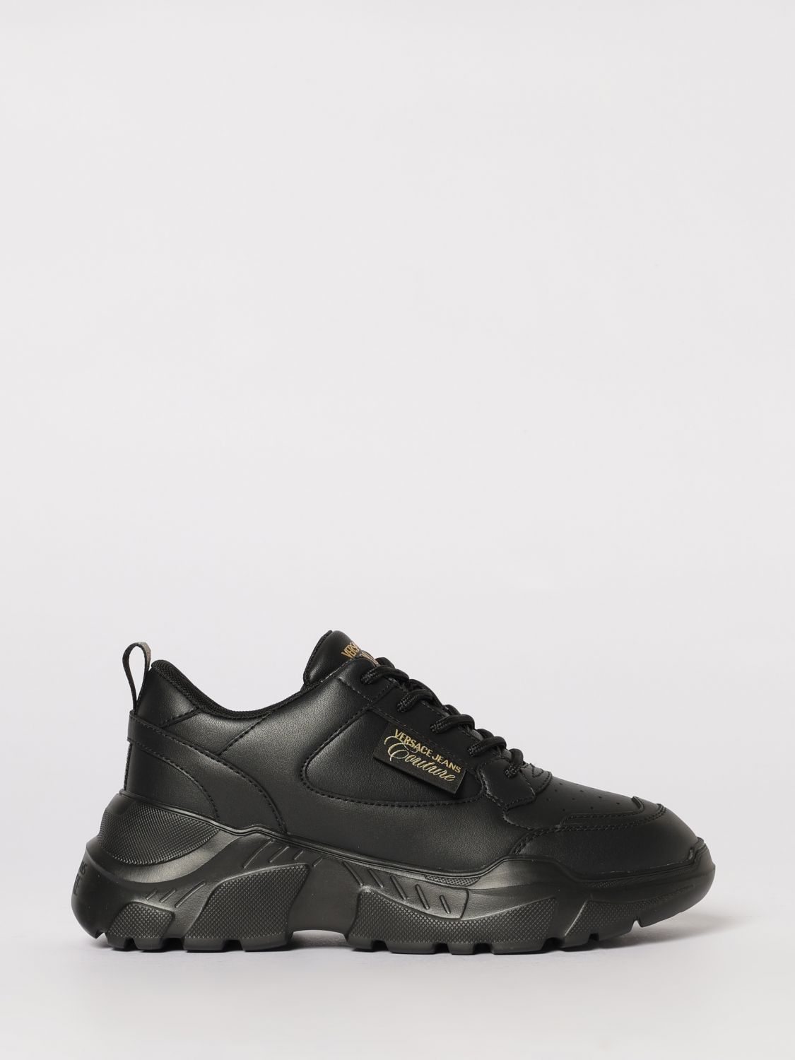 VERSACE JEANS COUTURE Leather Sneakers　VERSACE JEANS COUTURE レザースニーカー VERSACE