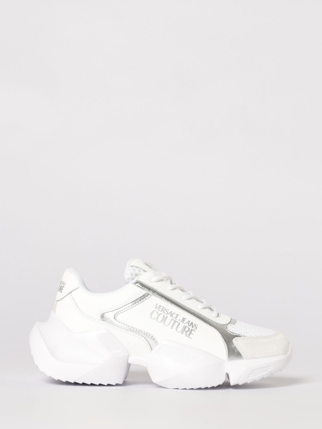 VERSACE JEANS COUTURE Sneakers aus Leder und Mesh