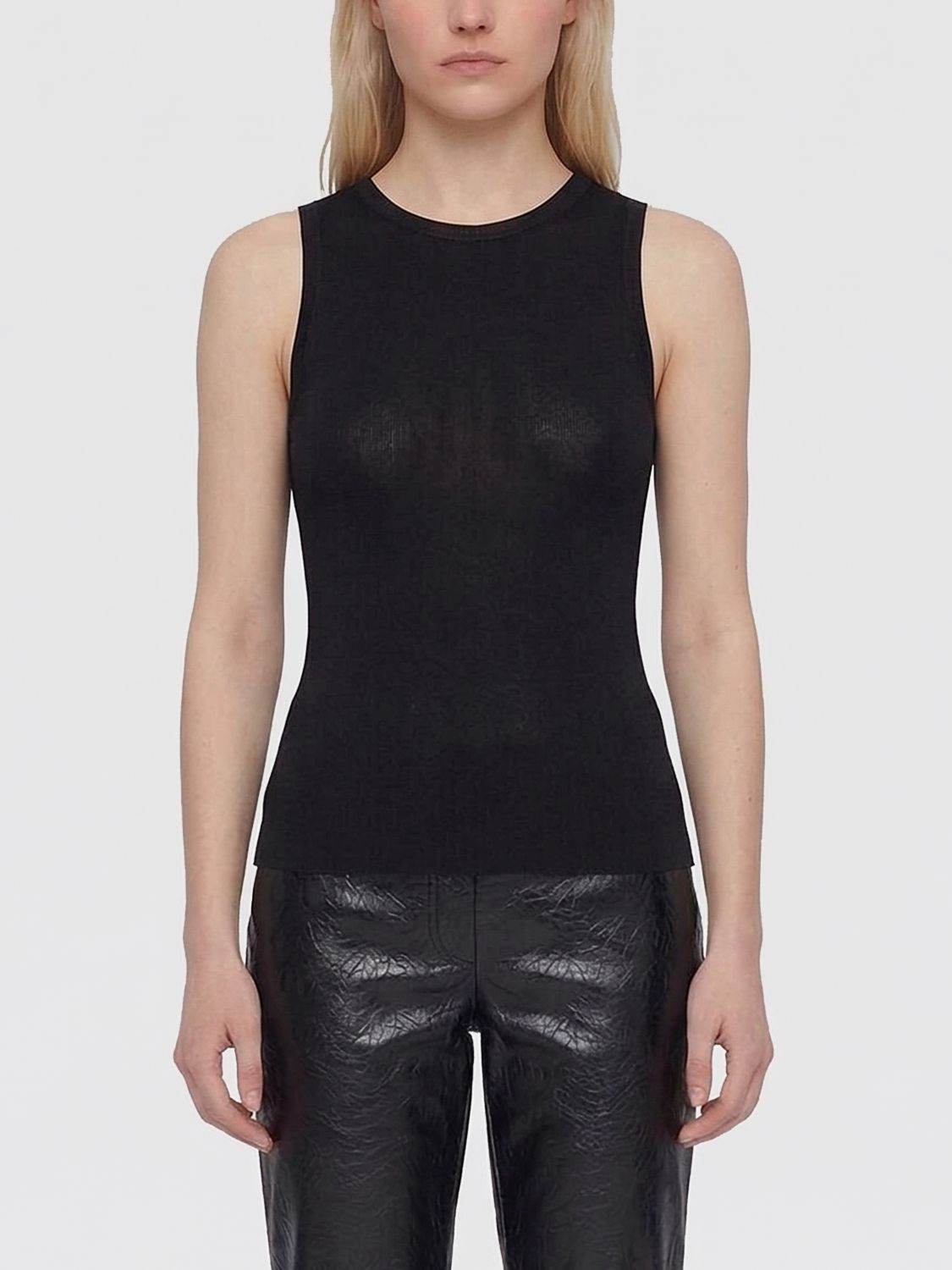 SAINT LAURENT Top in viscosa