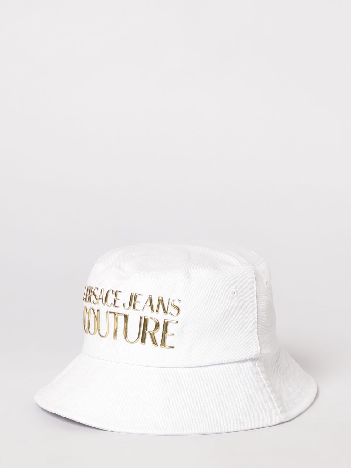 VERSACE VERSACE JEANS COUTURE Cotton Twill Hat with Logo　VERSACE JEANS COUTURE ロゴ入りコットンツイルハット