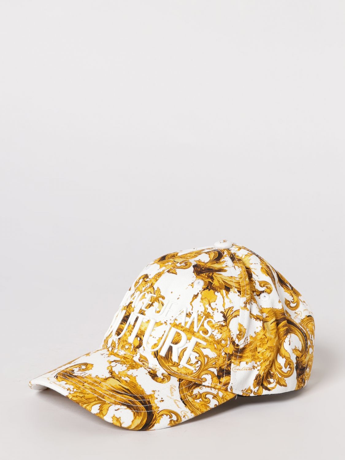 VERSACE VERSACE JEANS COUTURE Cotton Twill Baroque Print Hat　VERSACE JEANS COUTURE コットンツイル バロックプリント ハット