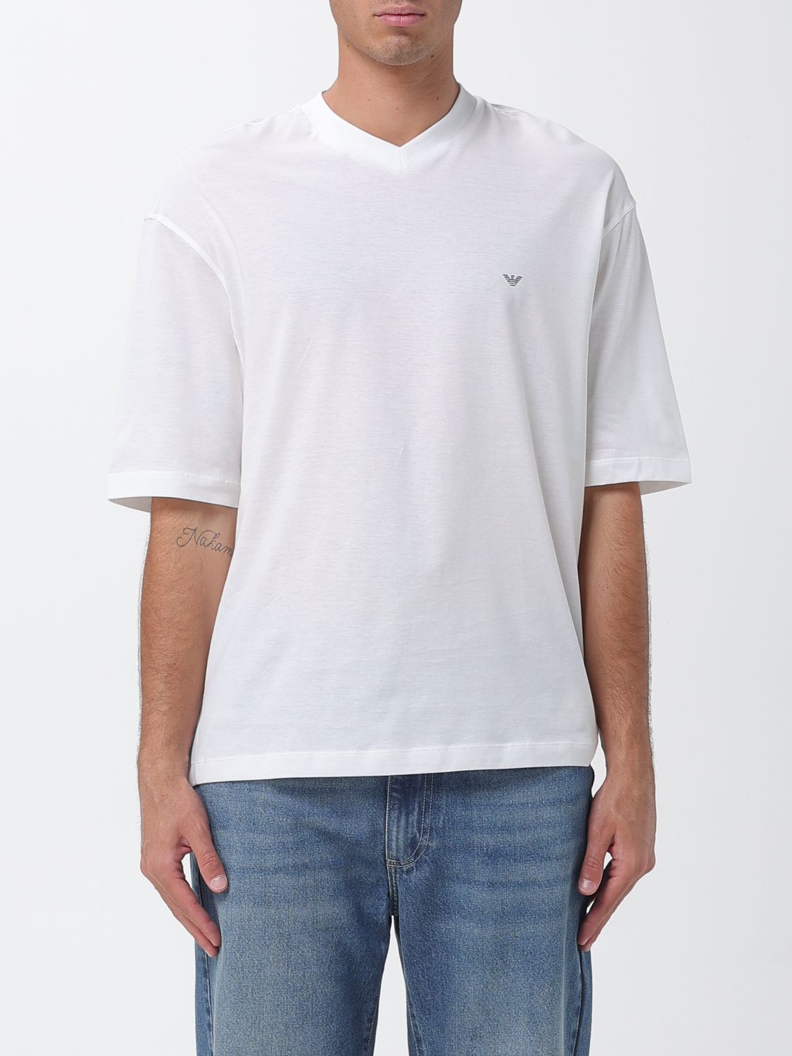 EMPORIO ARMANI T-Shirt Uomo colore Bianco