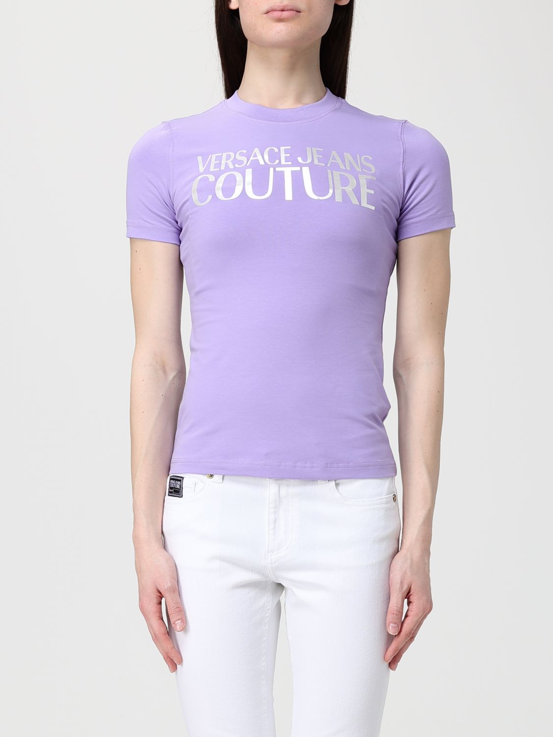 VERSACE JEANS COUTURE Baumwoll-T-Shirts mit Logo