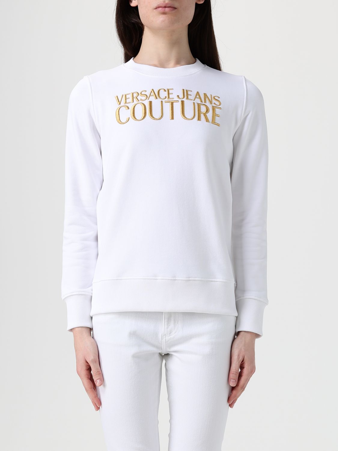VERSACE JEANS COUTURE Sweatshirt aus Baumwolle mit Logo
