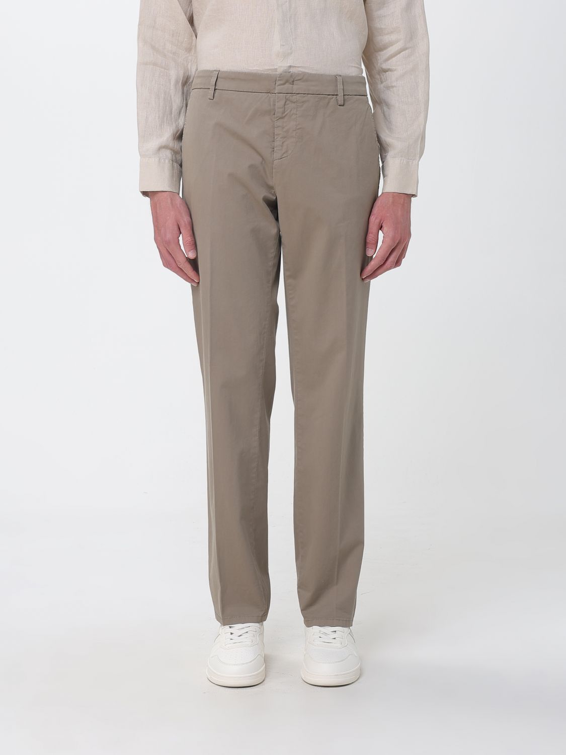 Dondup Slim Fit Cotton Trousers