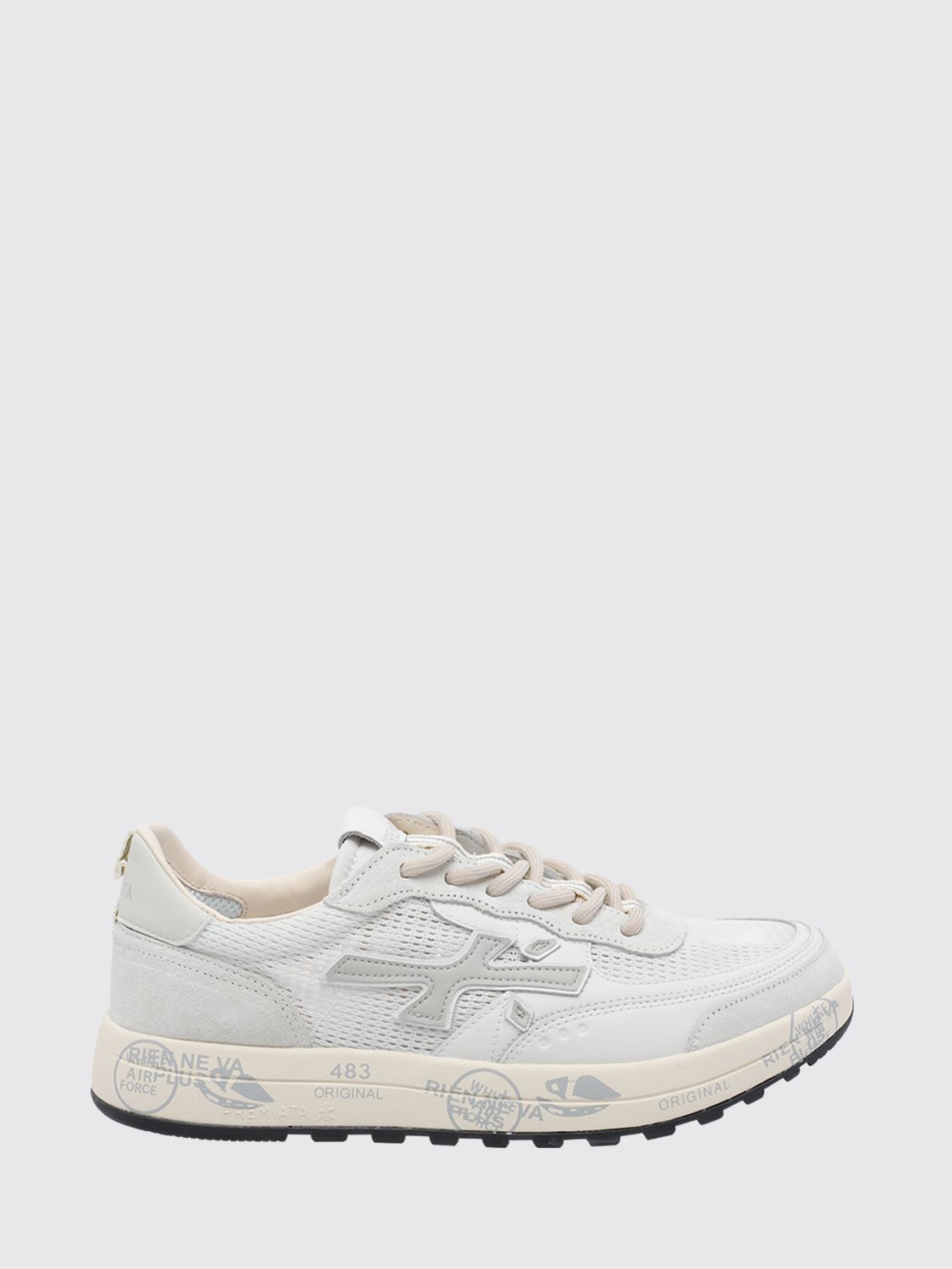 PREMIATA Nous Perforierte Wildleder-Sneakers