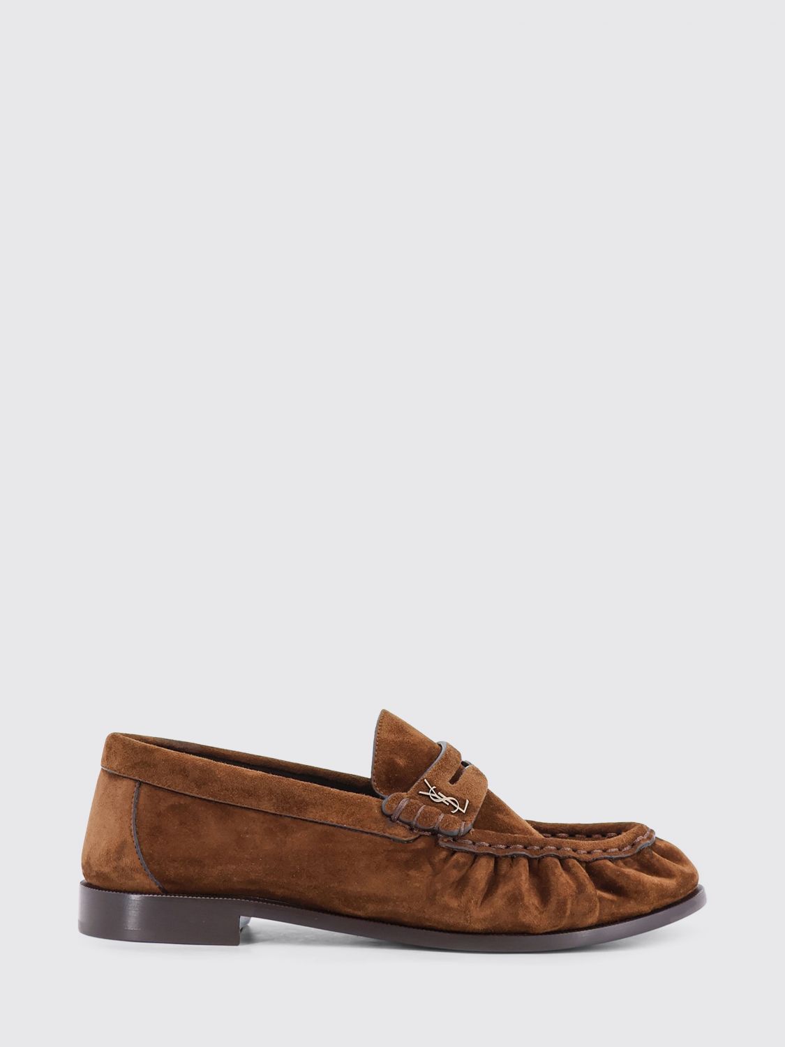 SAINT LAURENT Mocassino Le Loafer in camoscio
