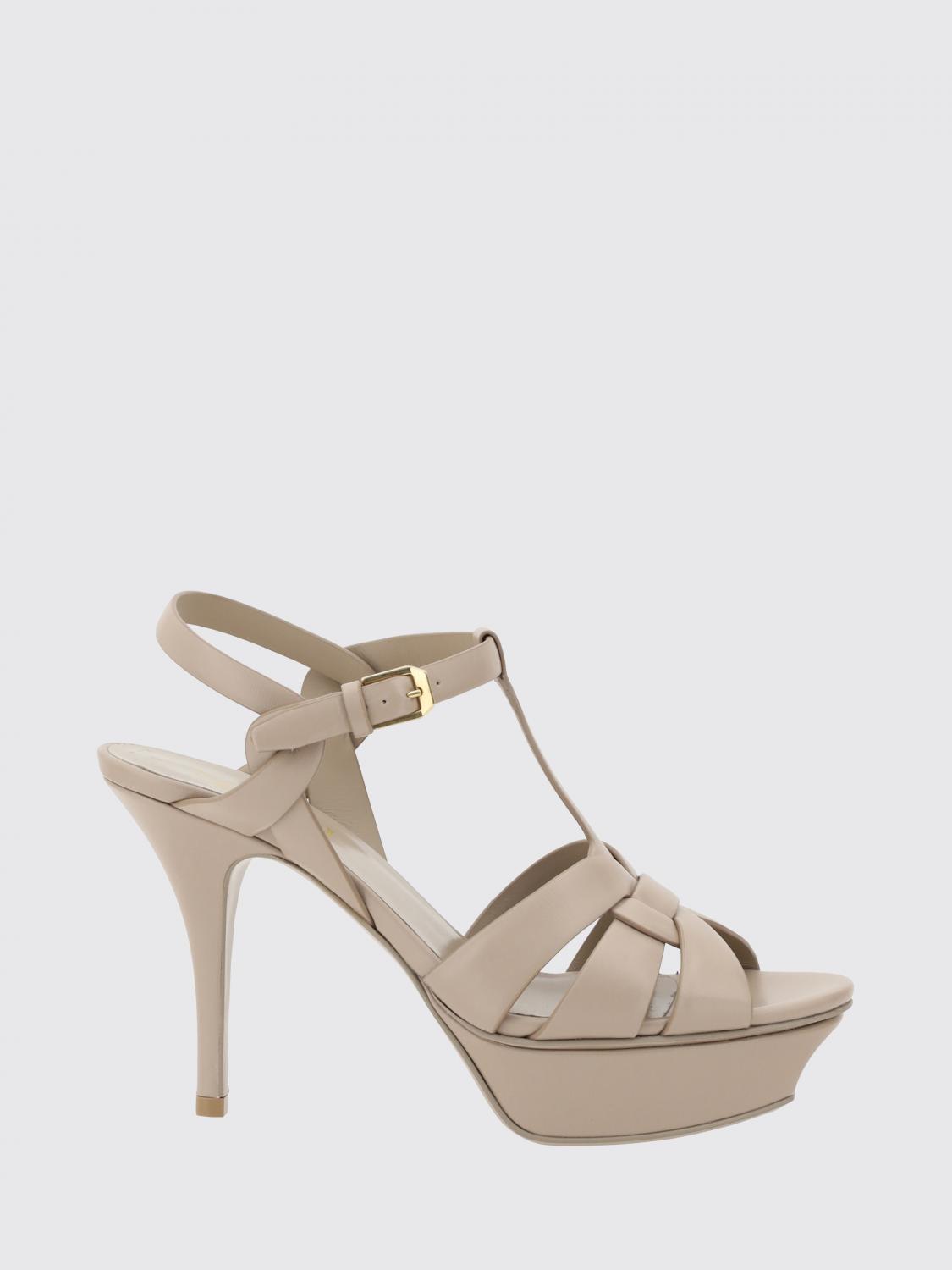 SAINT LAURENT Sandalo Tribute in pelle