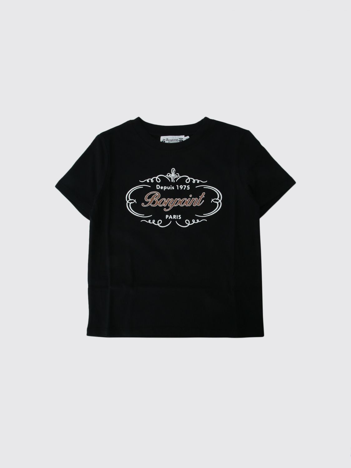 BONPOINT Baumwoll-T-Shirt mit Logo