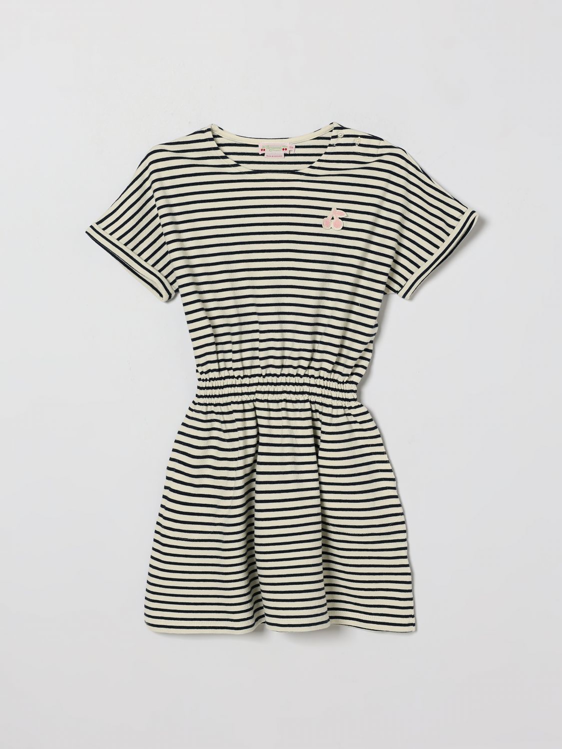 BONPOINT Gestreiftes Baumwoll-Minikleid
