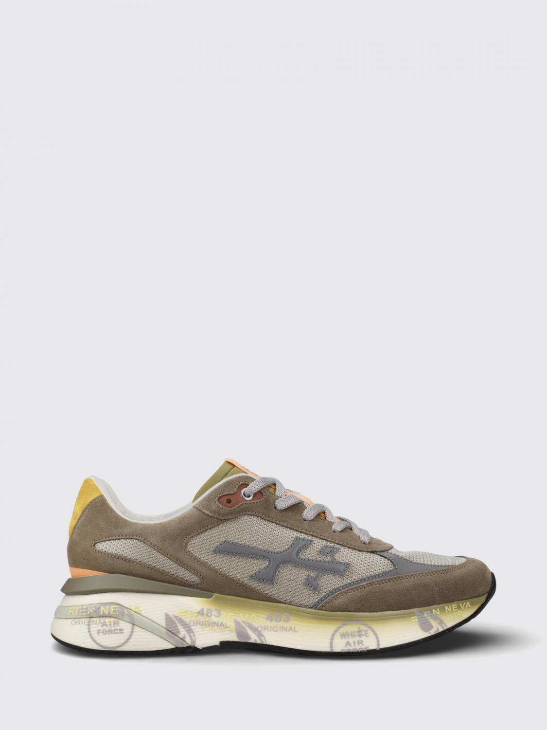 Premiata Moerund Suede and Nylon Sneakers