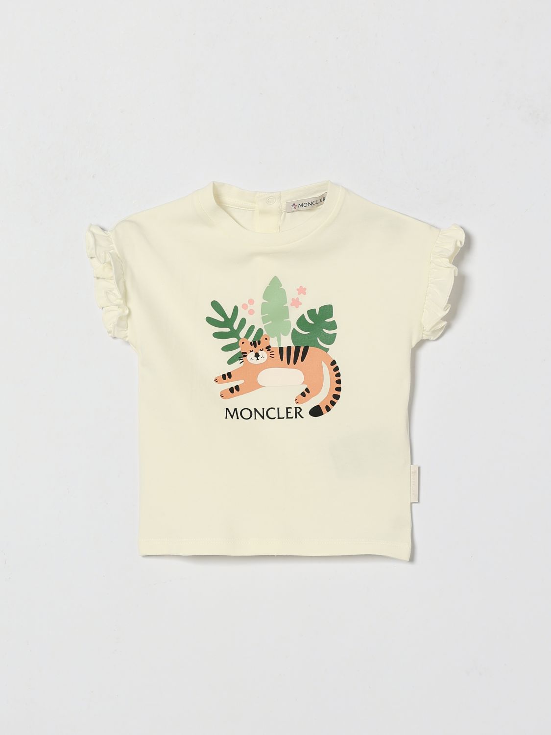 MONCLER Bedrucktes Baumwoll-T-Shirt