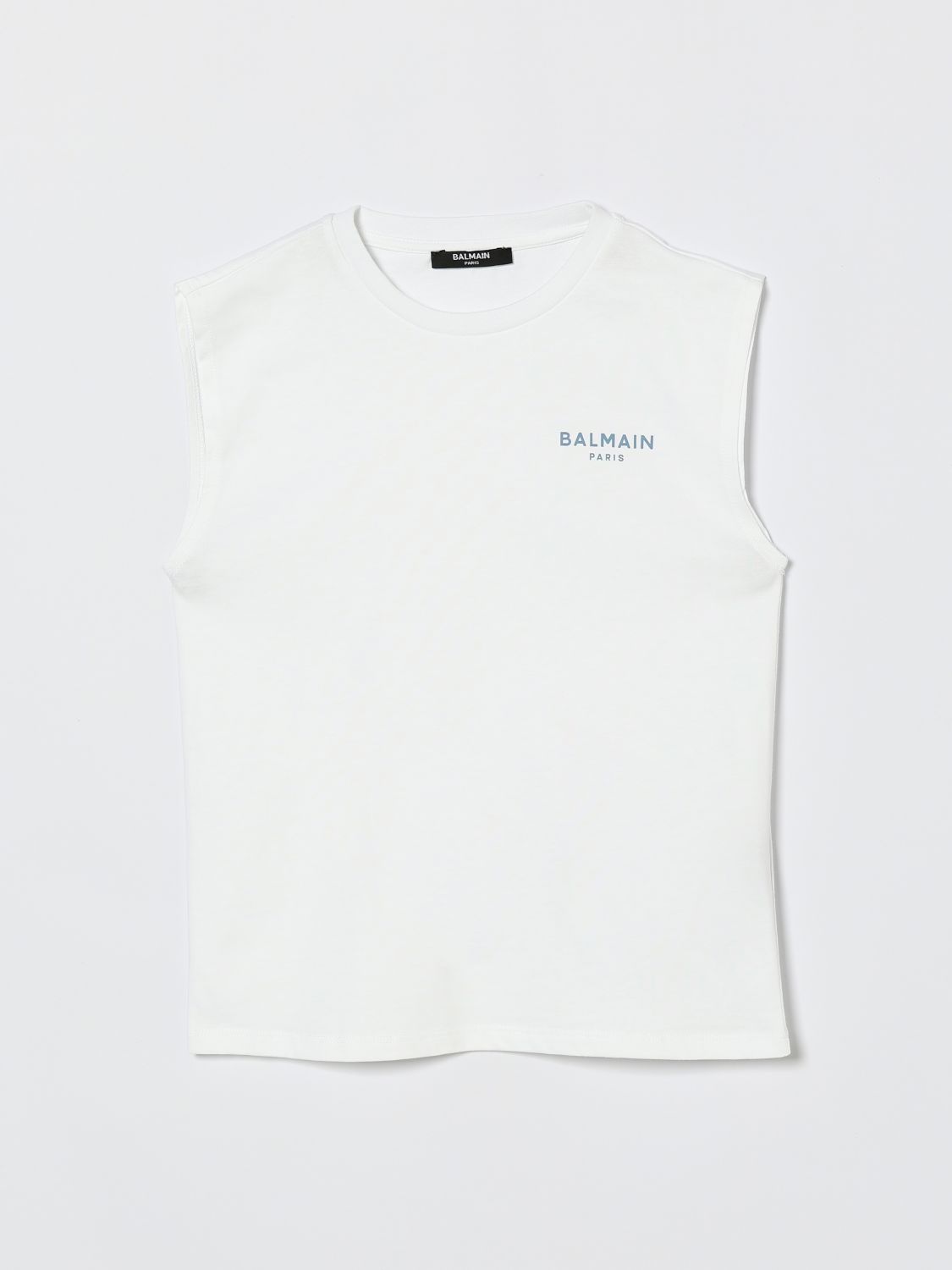 BALMAIN Baumwoll-Tanktop mit Logo