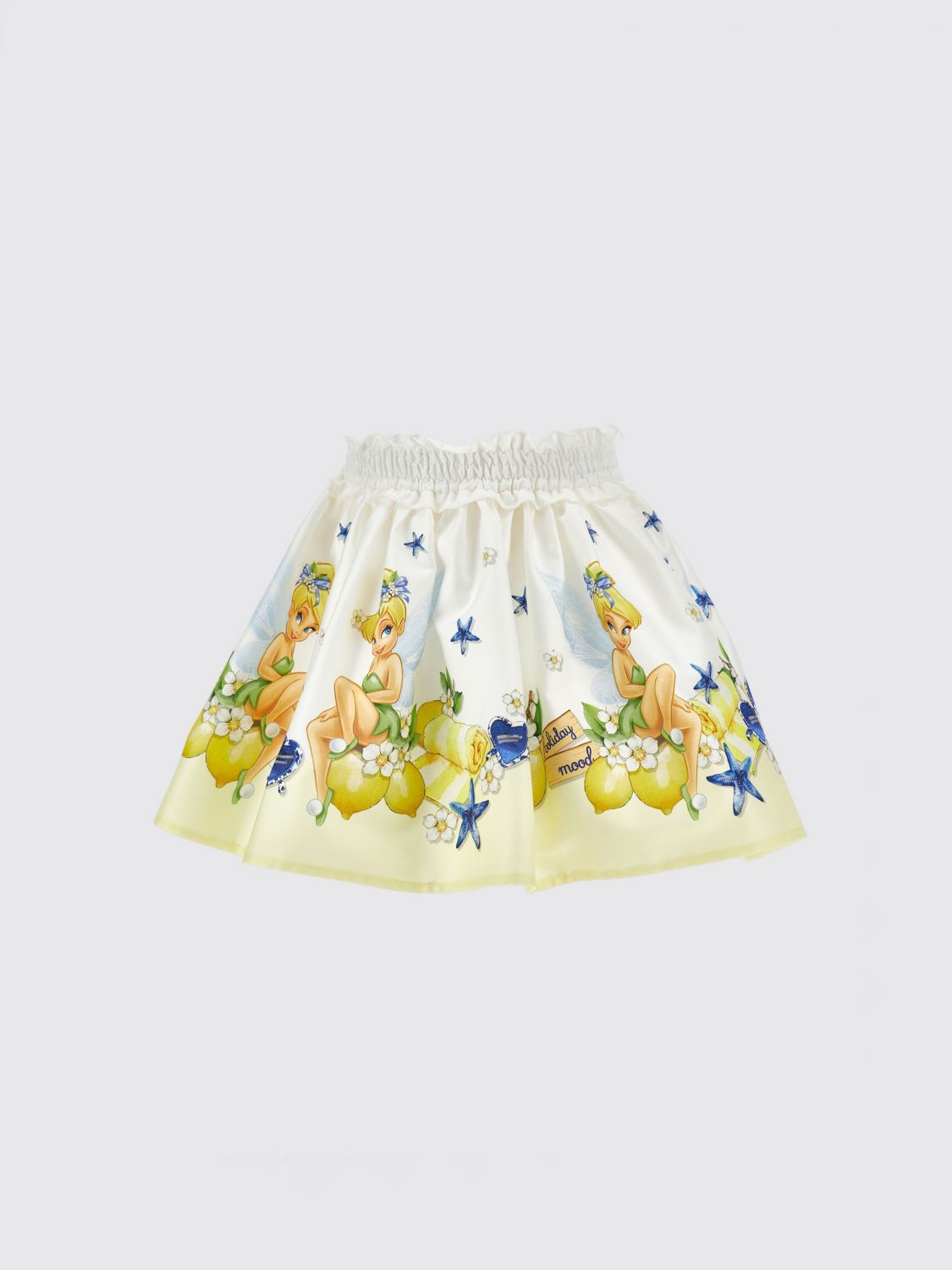 MONNALISA Gonna mini in cotone stampato