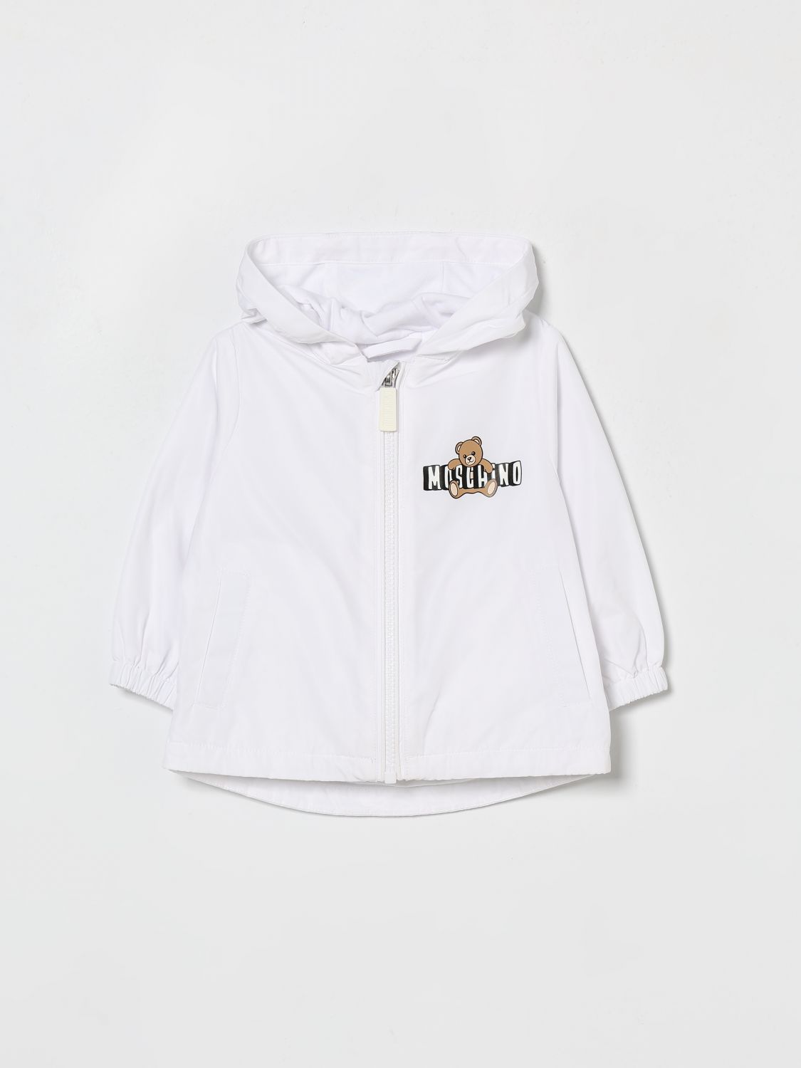 MOSCHINO Kapuzenjacke aus technischem Gewebe