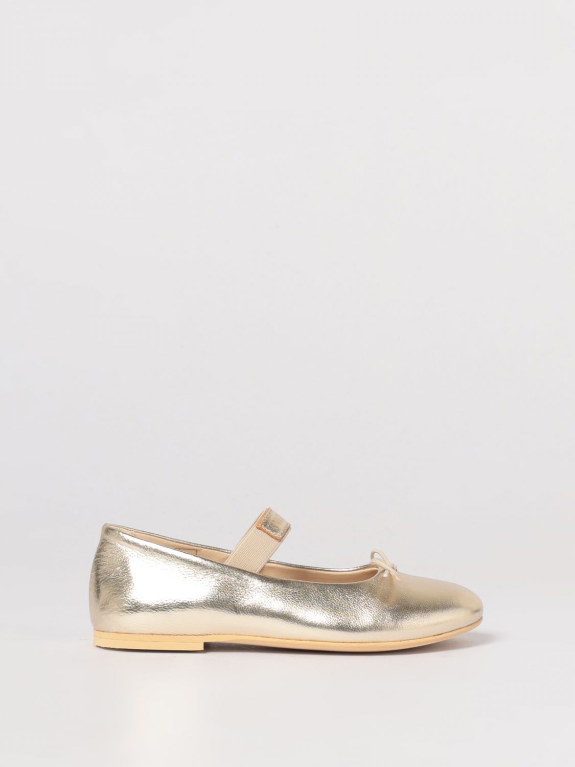 Twinset Ballerina aus laminiertem Leder