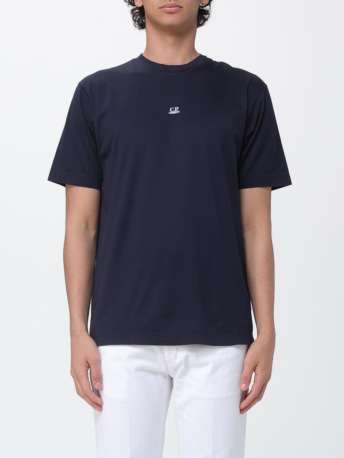 C. P. COMPANY Baumwoll-T-Shirt mit Logo