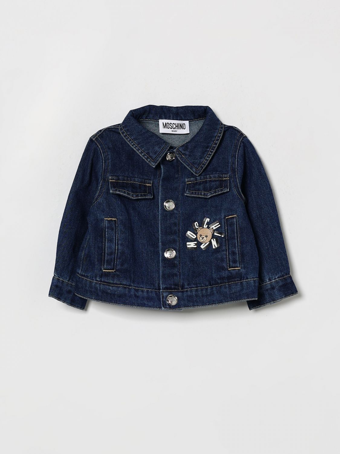 MOSCHINO Jeansjacke aus Baumwolldenim