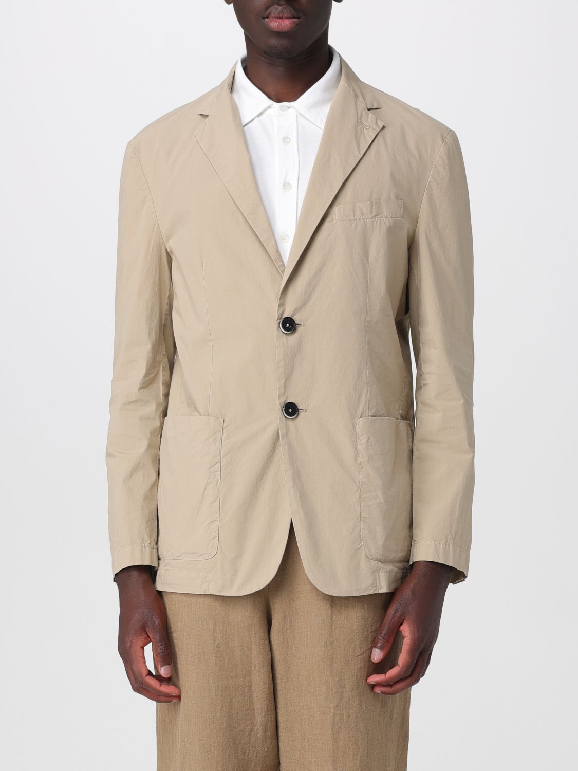 BARENA Blazer a monopetto in cotone